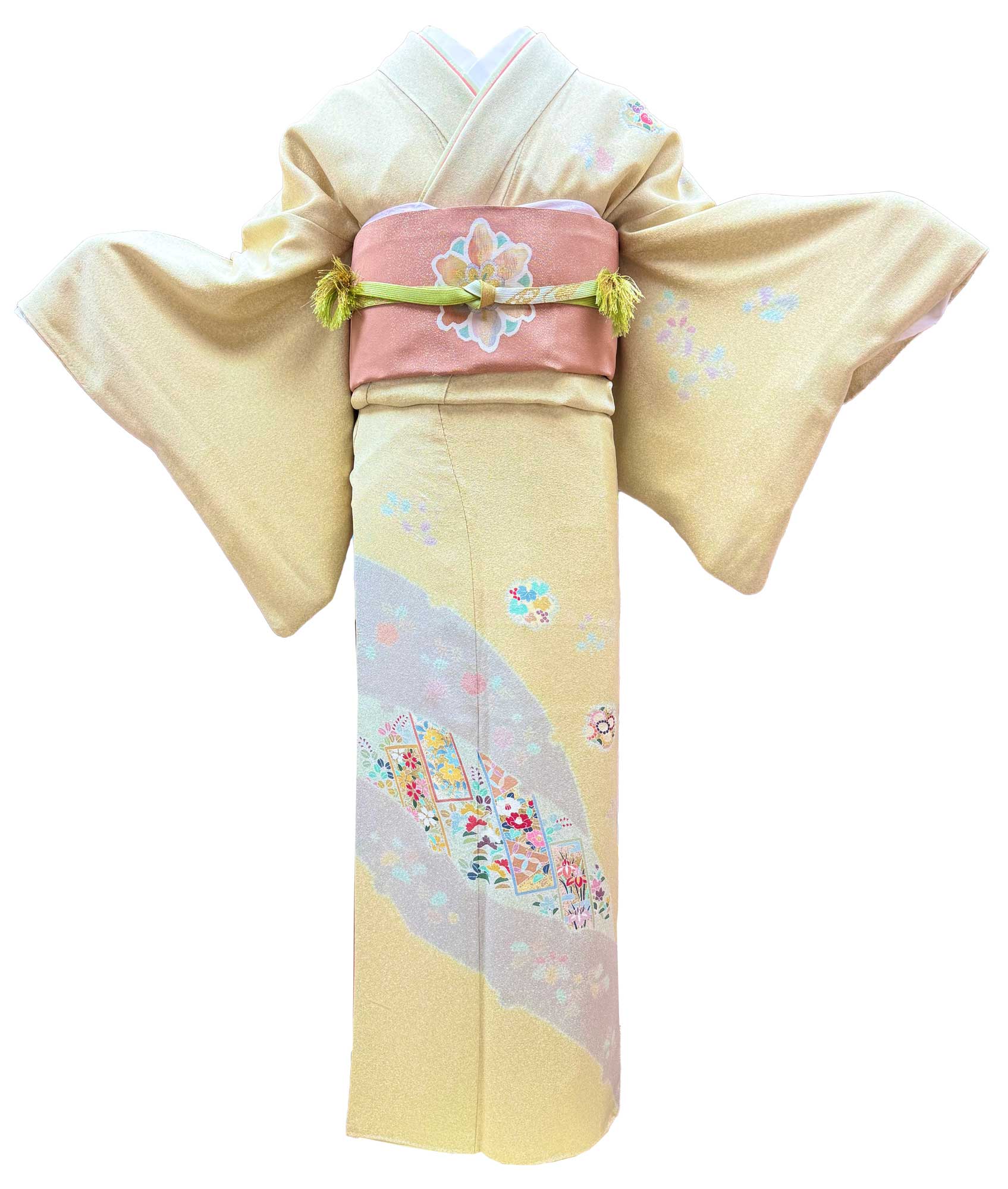 京友禅 – 訪問着 – 黄03