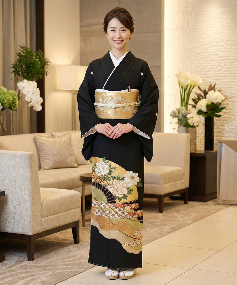 京友禅 – 黒留袖レンタル17