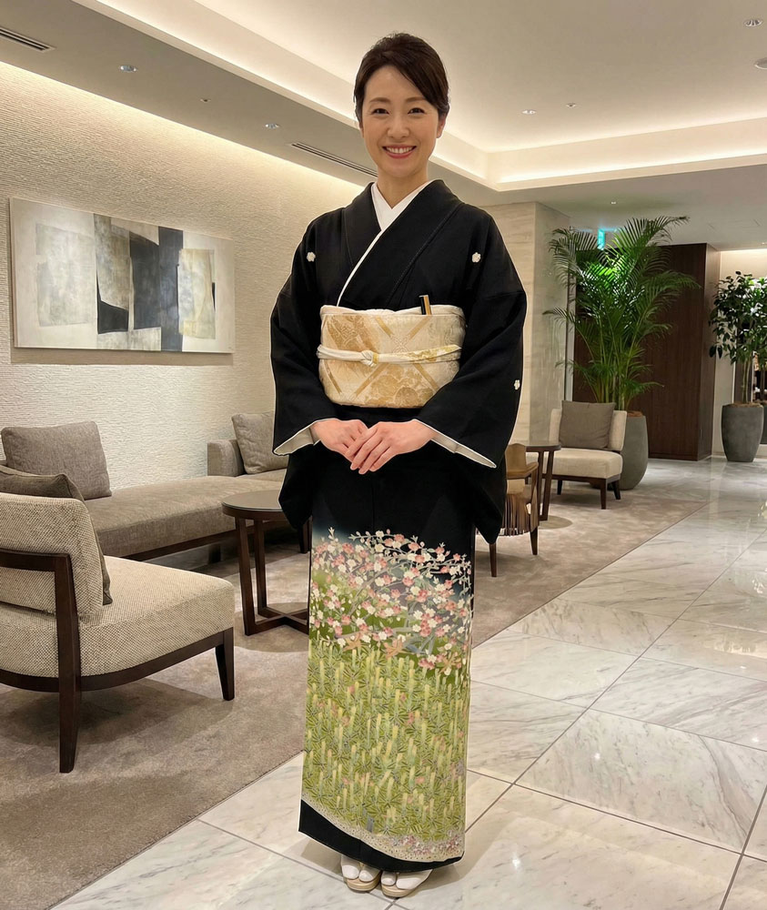 京友禅 – 黒留袖レンタル19