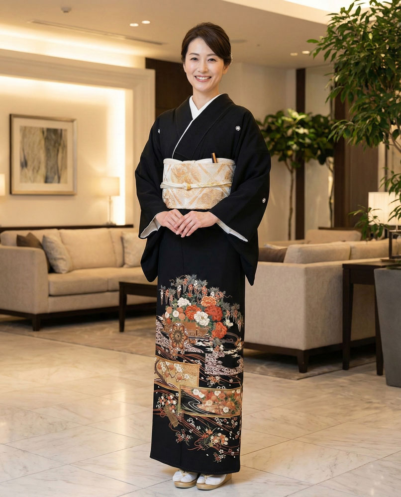 京友禅 – 黒留袖レンタル21