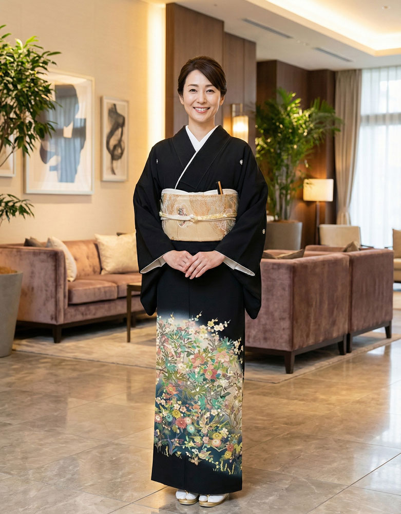 京友禅 – 黒留袖レンタル22