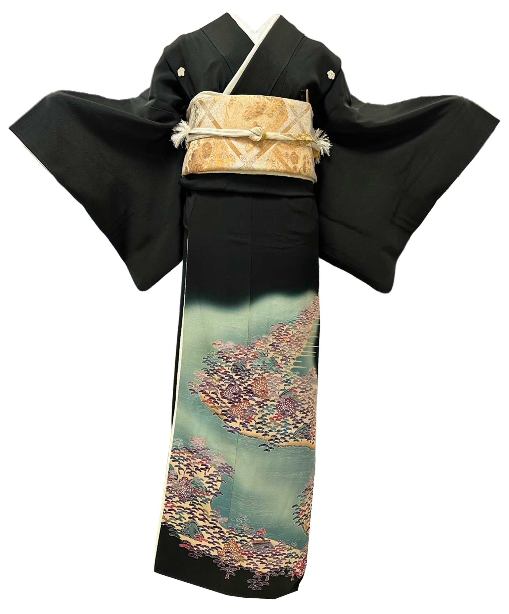 京友禅 – 黒留袖09