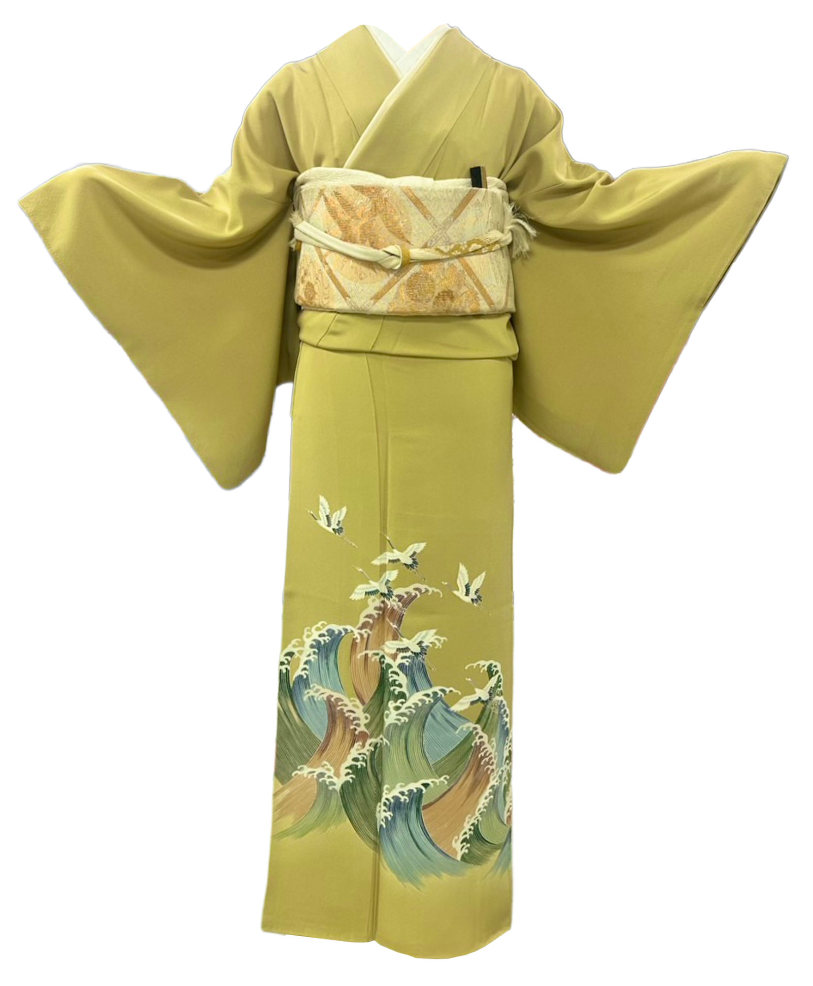 京友禅 – 色留袖 – 辛子色