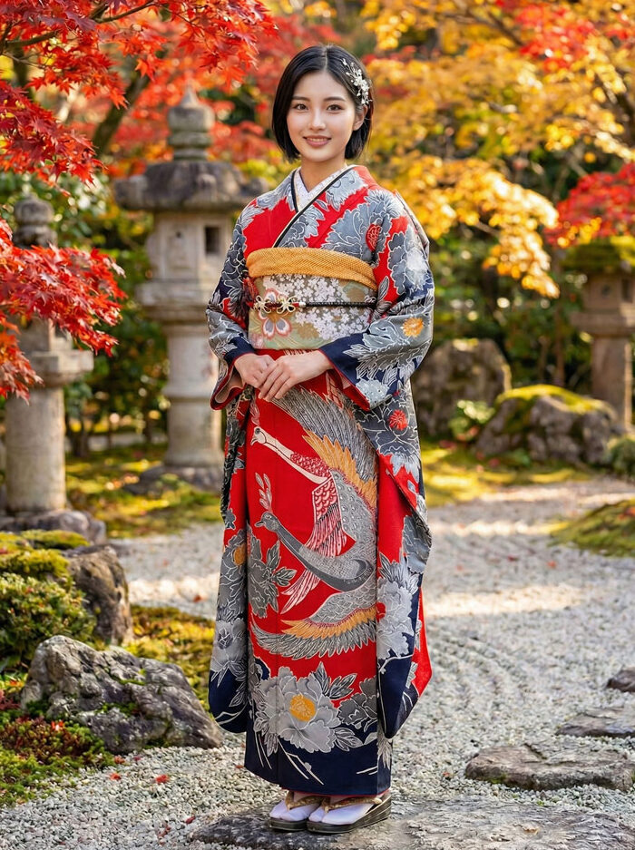 レンタル振袖 – 赤08