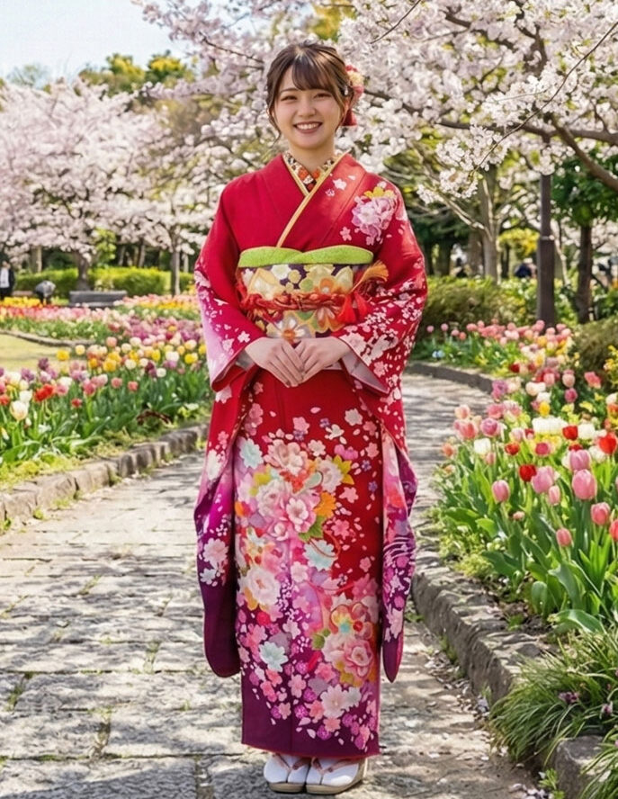 レンタル振袖 – 赤10