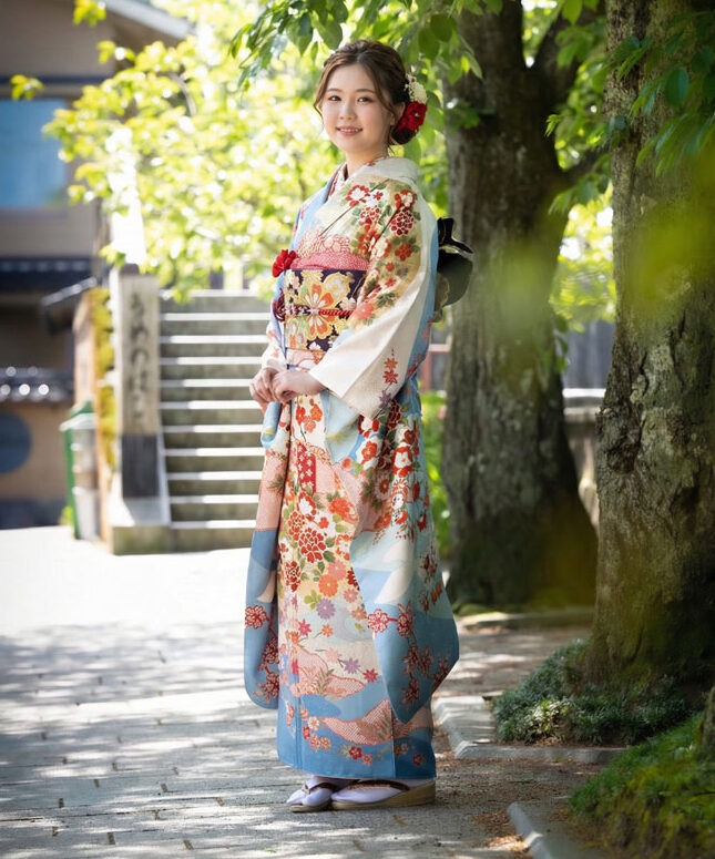 レンタル振袖 – 水色02