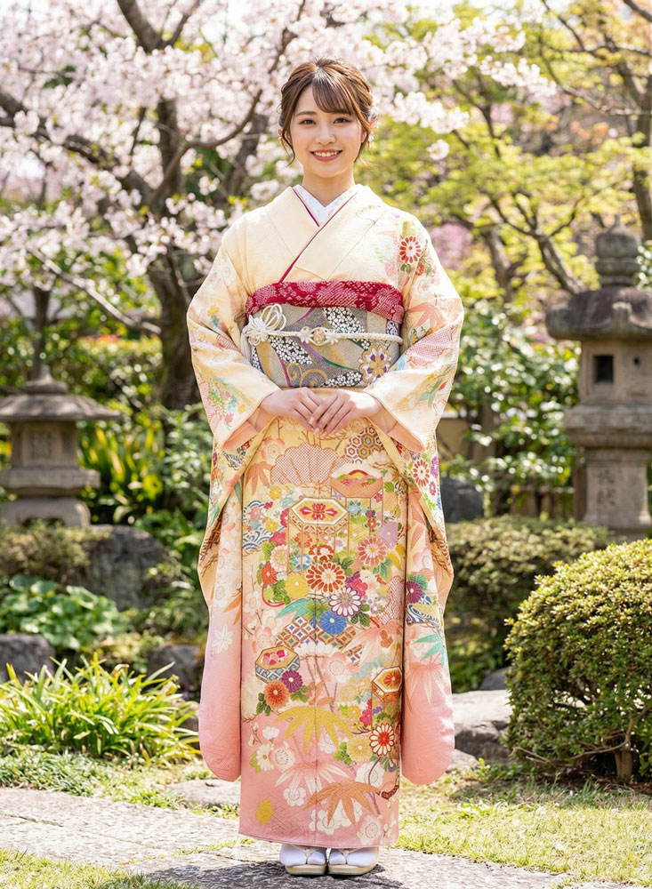 十日町友禅 – 黄06