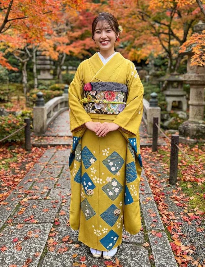 十日町友禅 – 黄07