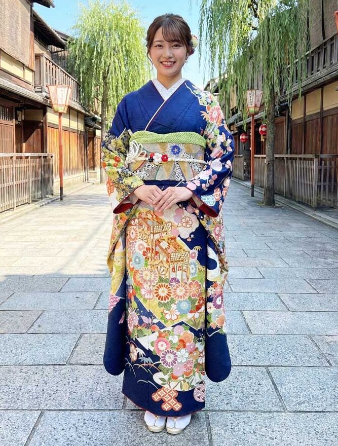 レンタル振袖 – 紺12