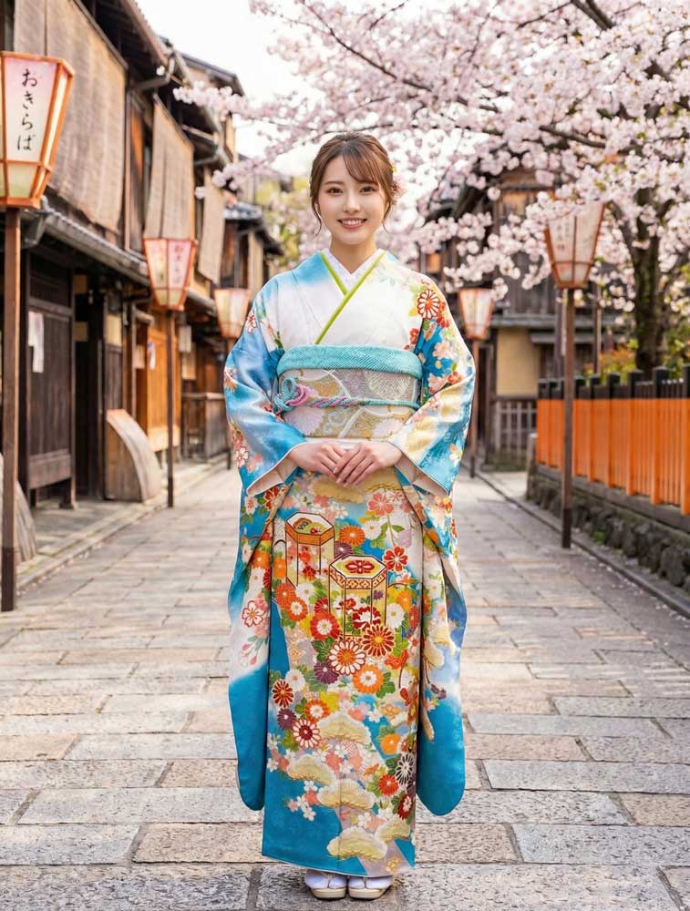 十日町友禅 – 簑助 – 水色03