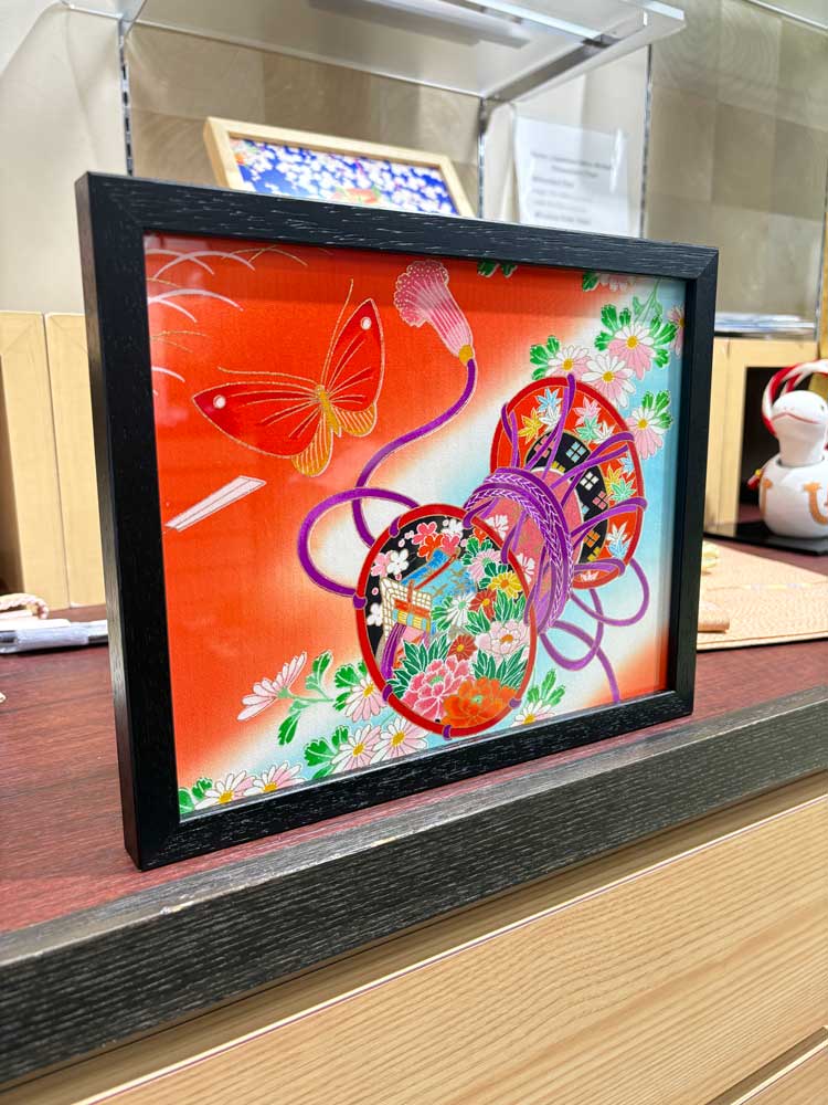 【着物アート】Kimono Art 225×275 赤01