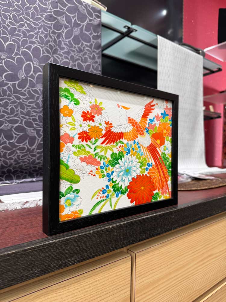 【着物アート】Kimono Art 225×275 白01