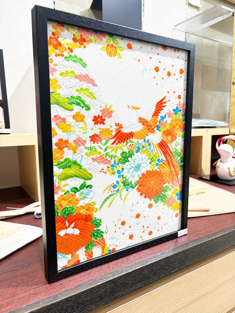 【着物アート】Kimono Art 400×305 白01