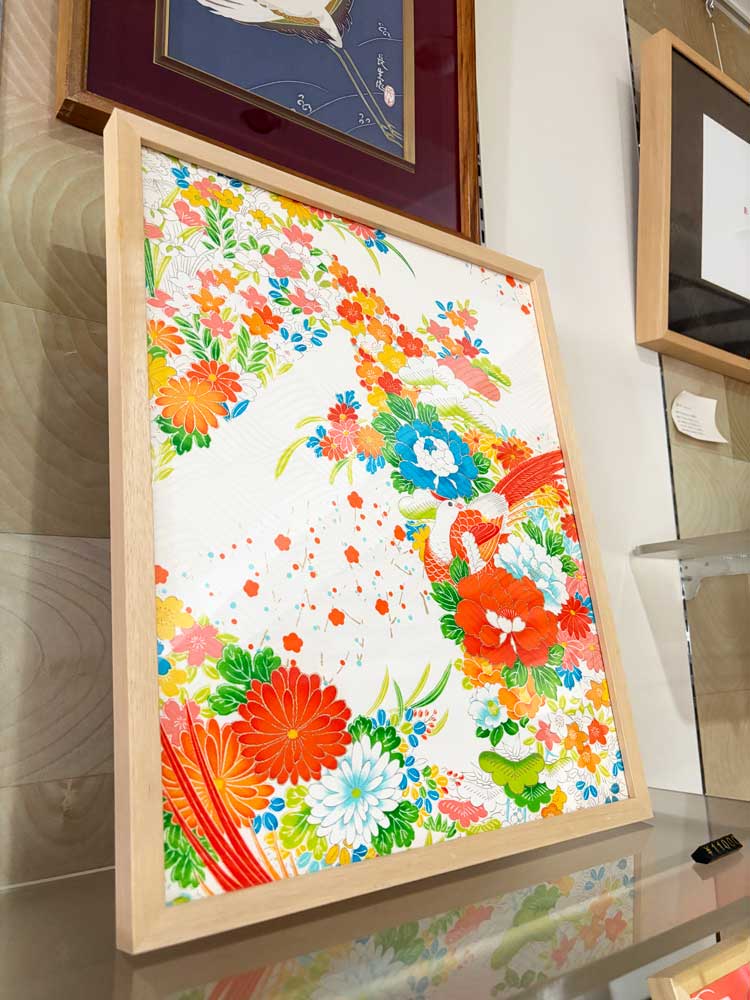 【着物アート】Kimono Art 445×370 白02