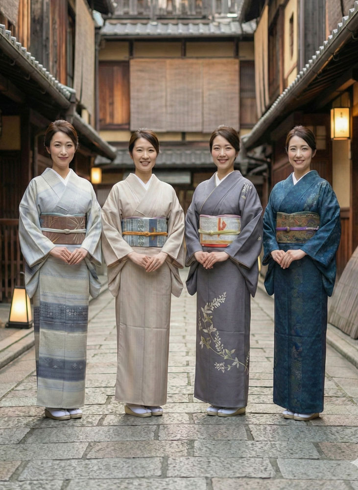 牛首紬の訪問着や着物を金沢で探すなら｜圧倒的商品数の濱上呉服店