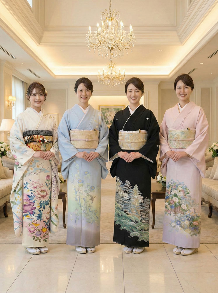 加賀友禅_結婚式_成人式_金沢_振袖_留袖_色留袖_訪問着_レンタル