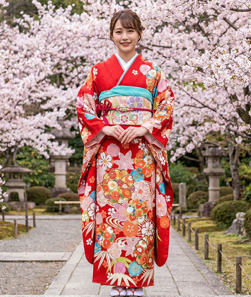 レンタル振袖 – 赤21