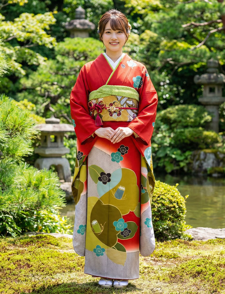 レンタル振袖 – 赤24