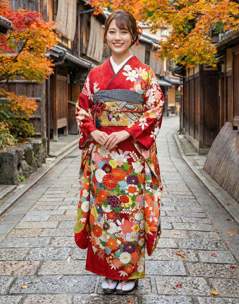 レンタル振袖 – 赤28