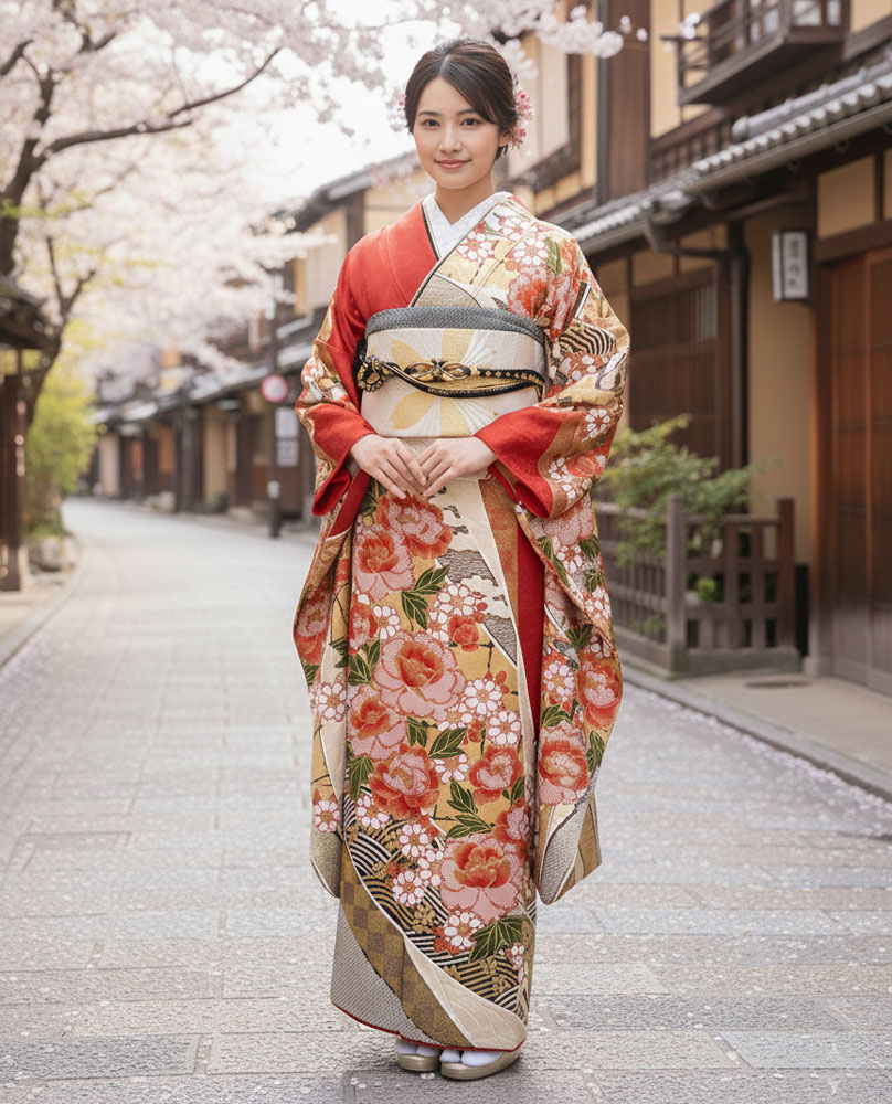 レンタル振袖 – 赤30