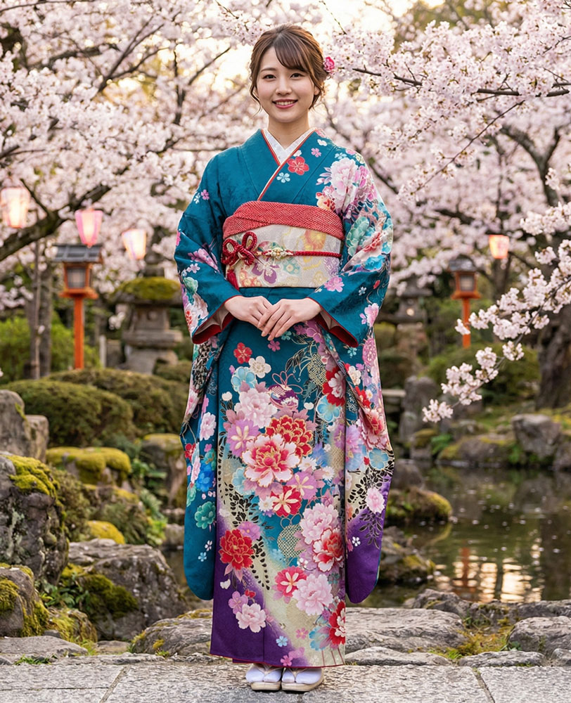 レンタル振袖 – 緑04