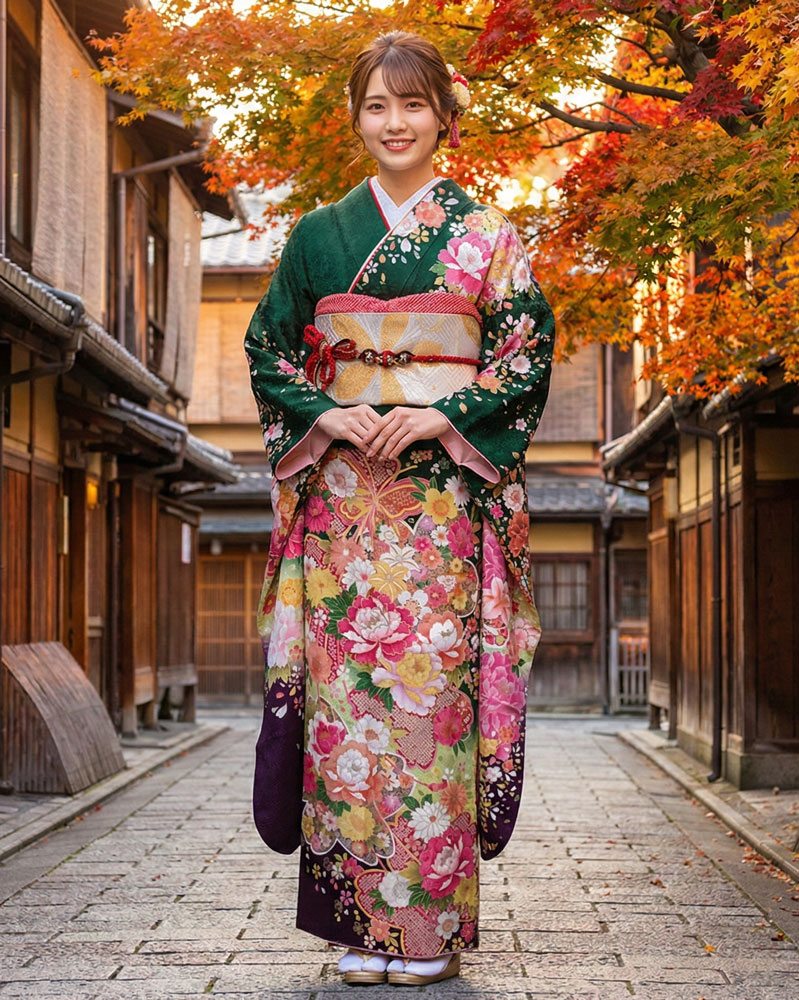 レンタル振袖 – 緑05