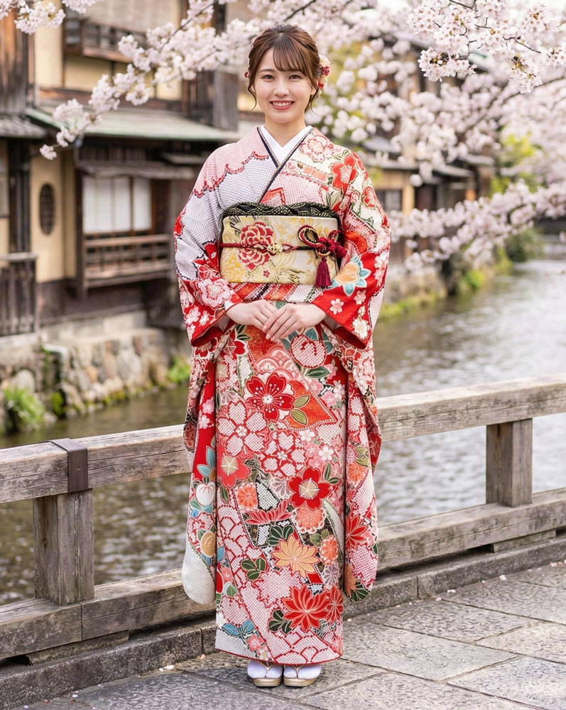 レンタル振袖 – 赤36