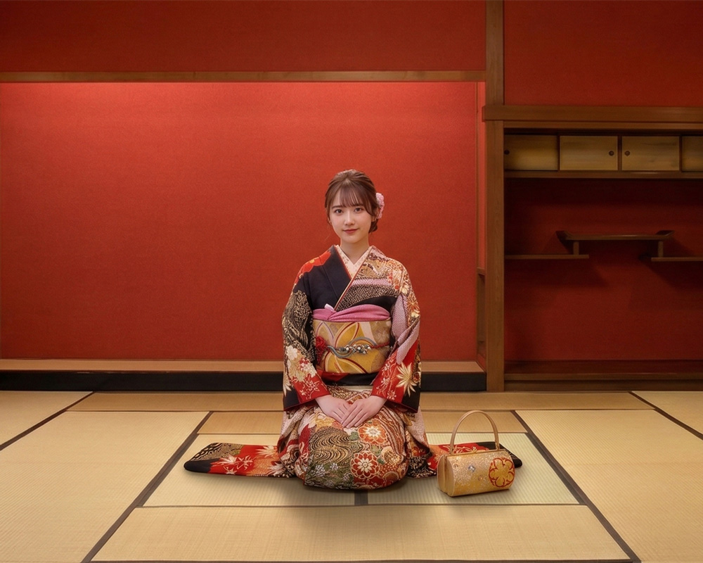 成人式 振袖 前撮り 旧中村邸01