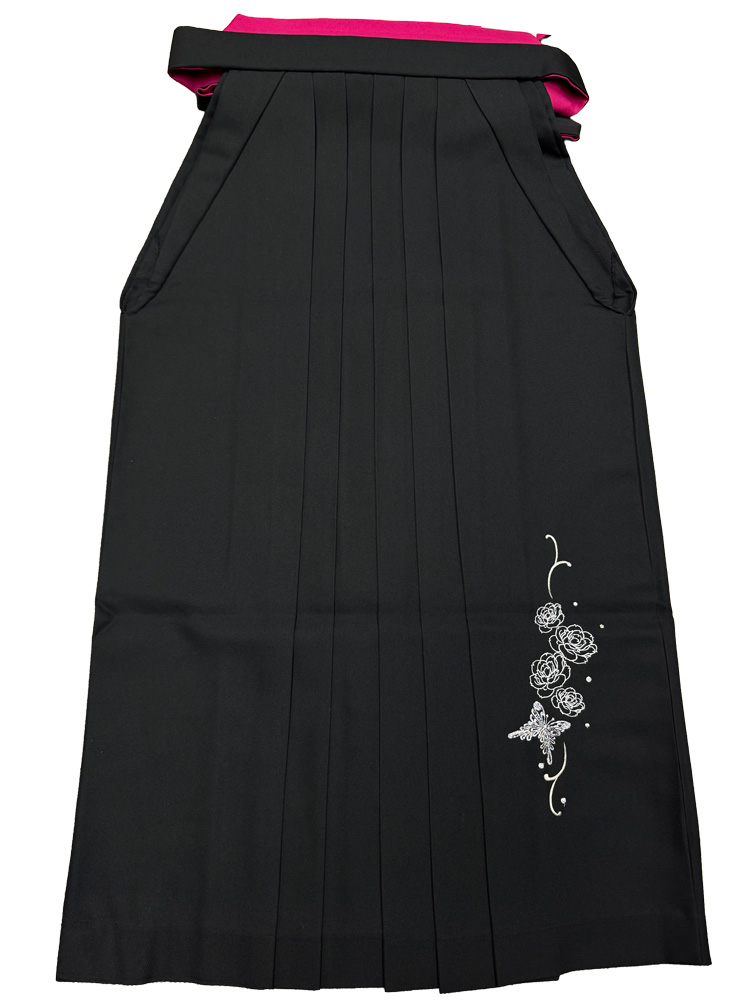 卒業式袴 – 単体 – レンタル – 黒02