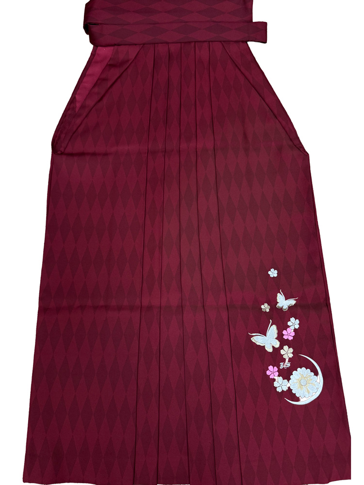 卒業式袴 – 単体 – レンタル – 赤02