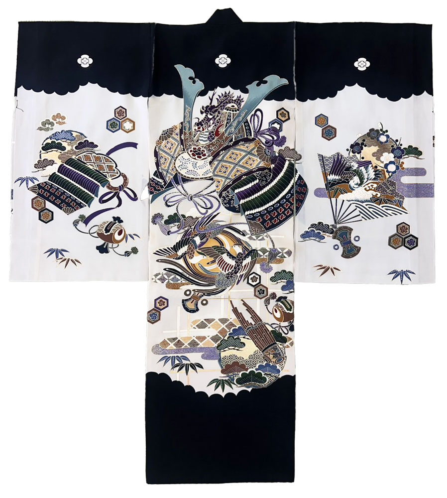 七五三_お宮参り_金沢_一ツ身_男児_黒