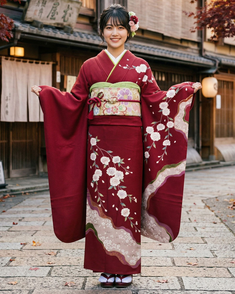 レンタル振袖 – 赤18