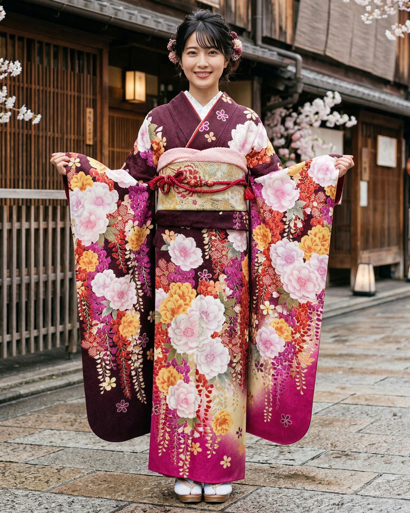 レンタル振袖 – 赤19