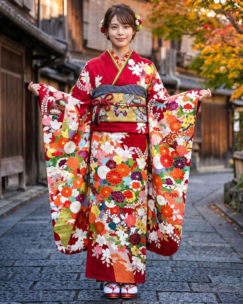 レンタル振袖 – 赤28