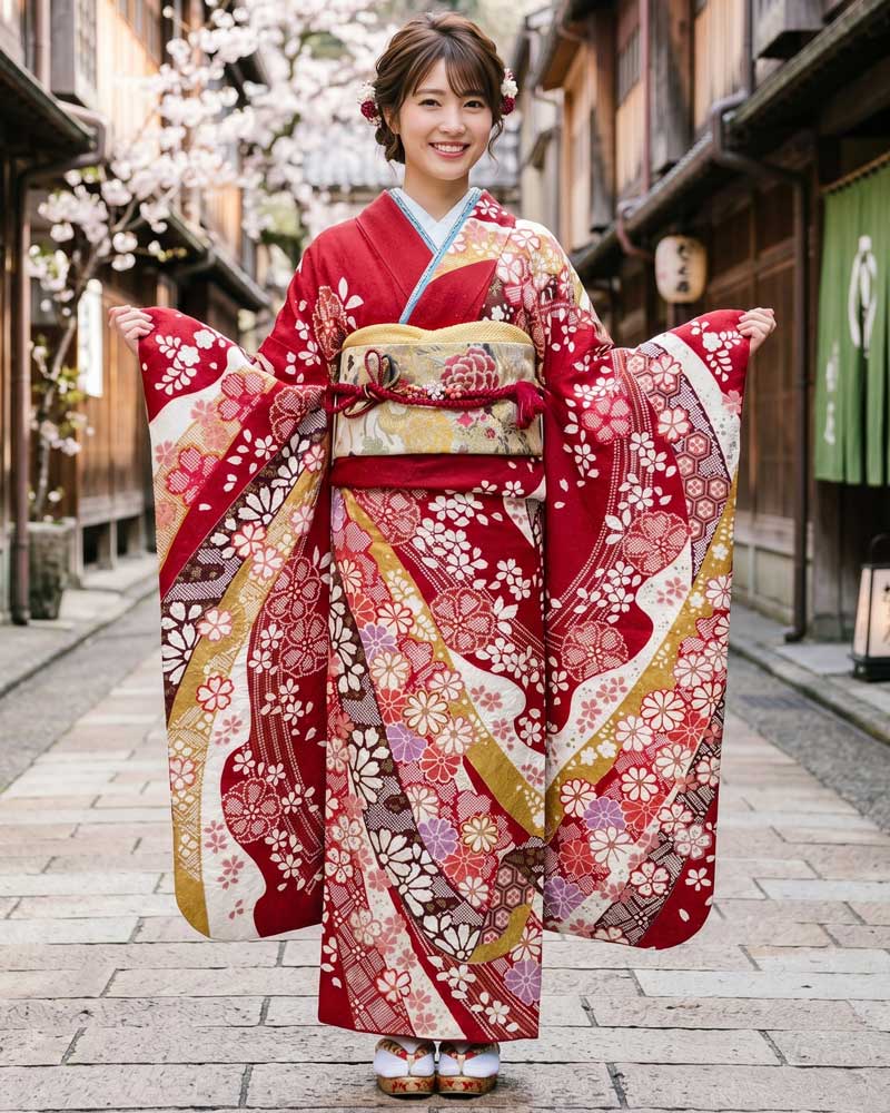 レンタル振袖 – 赤29