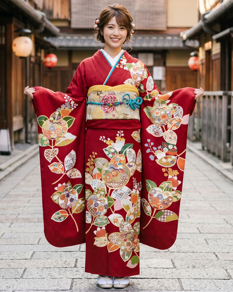 レンタル振袖 – 赤30