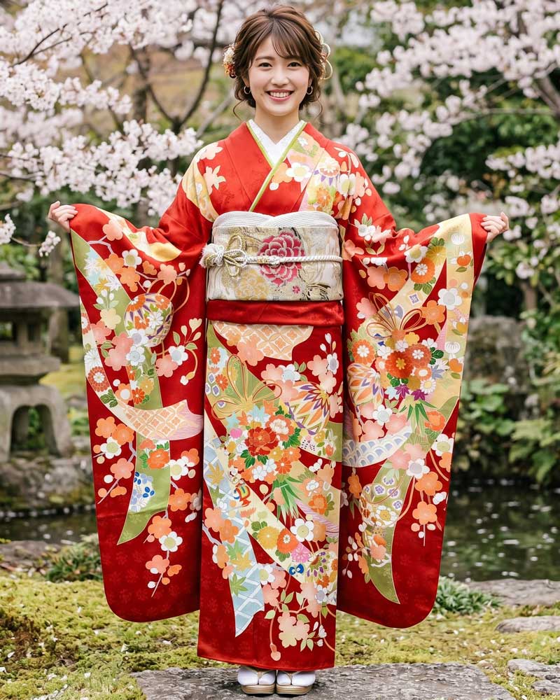 レンタル振袖 – 赤32