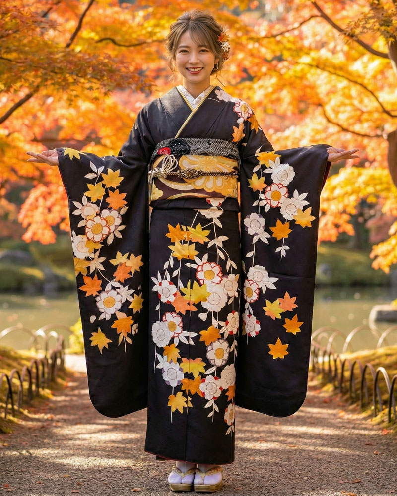 京友禅 -振袖 – 茶01