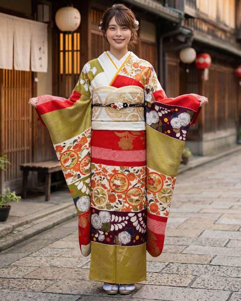 レンタル振袖 – 赤35