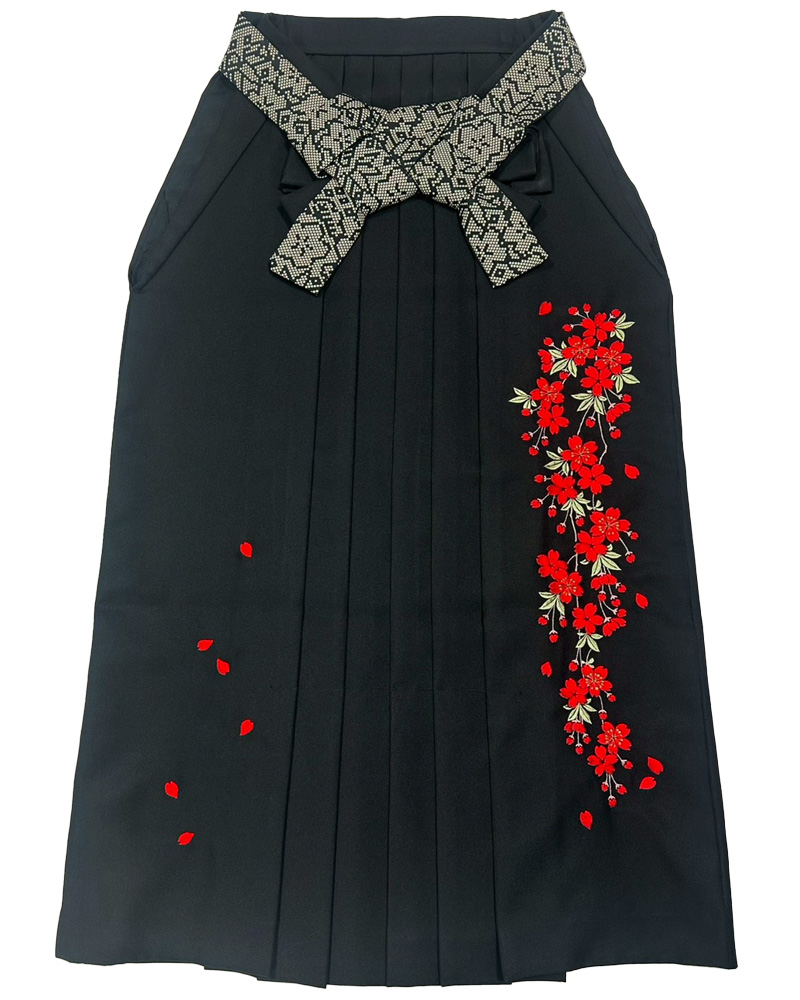 卒業式袴 – 単体 – レンタル – 黒07