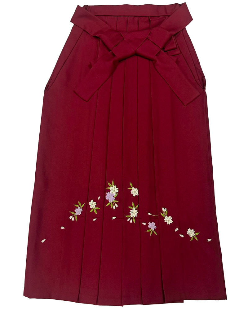 卒業式袴 – 単体 – レンタル – 赤08