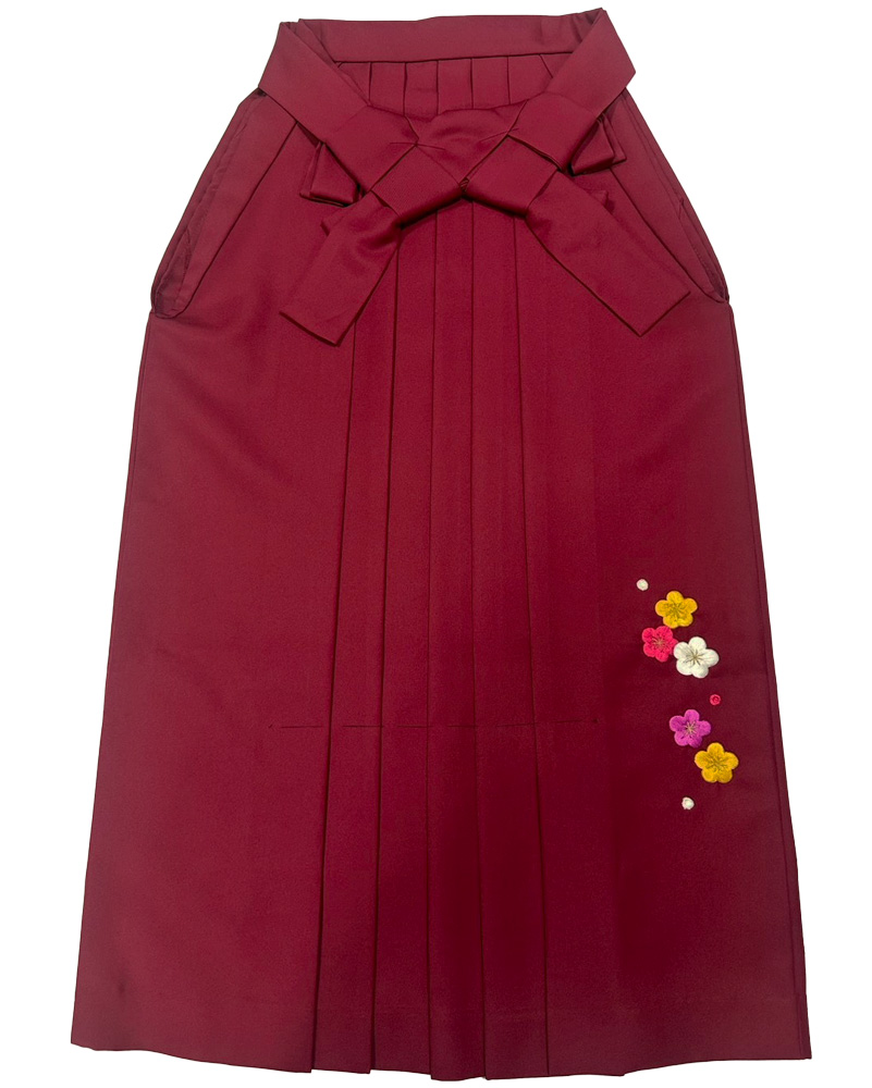 卒業式袴 – 単体 – レンタル – 赤10