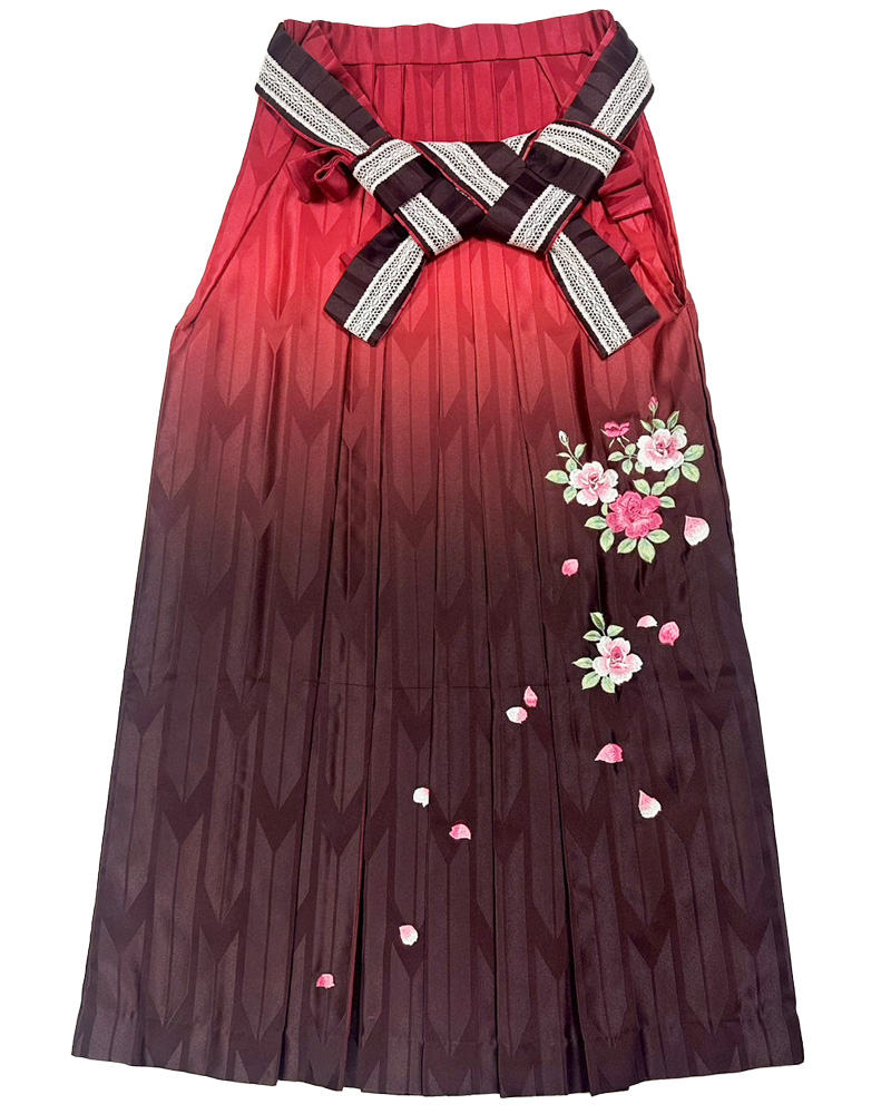 卒業式袴 – 単体 – レンタル – 赤13