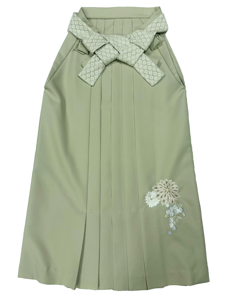 卒業式袴 – 単体 – レンタル – 緑05