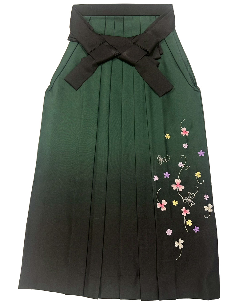 卒業式袴 – 単体 – レンタル – 緑11