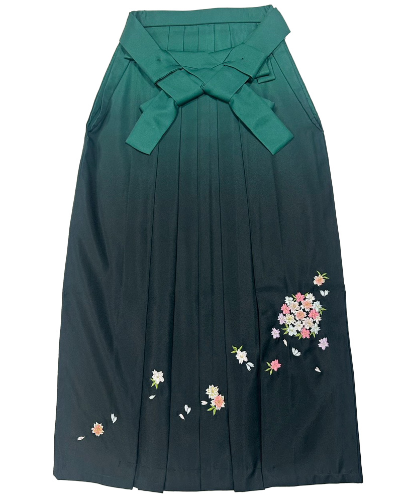 卒業式袴 – 単体 – レンタル – 緑13