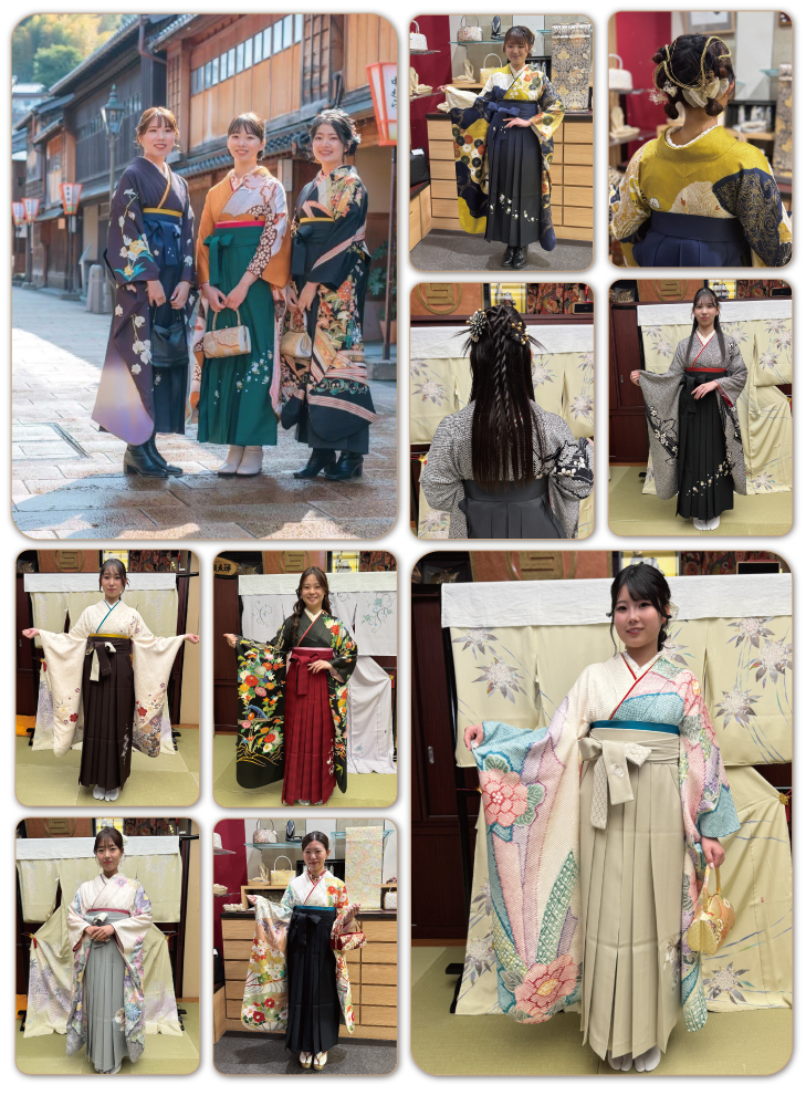 卒業式でよくある「小振袖」と成人式に着る「大振袖」だったらどちらが良いか？徹底比較！卒業式の袴を借りるなら濱上呉服店へ卒業式応援キャンペーン