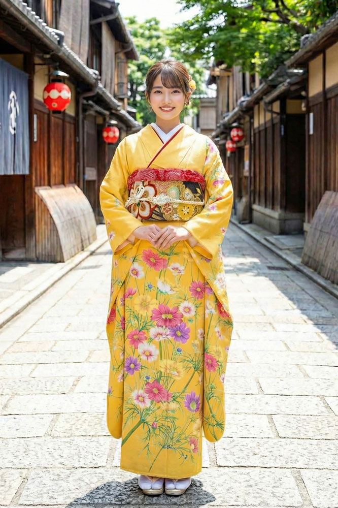 京友禅 – 振袖 – 松本健一 – 黄02