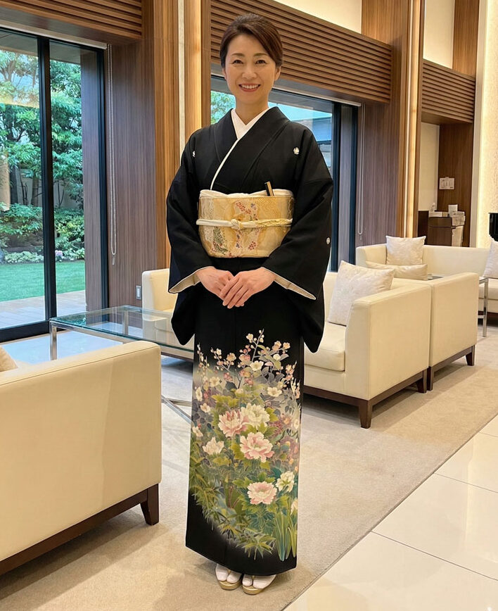 京友禅 – 黒留袖レンタル15