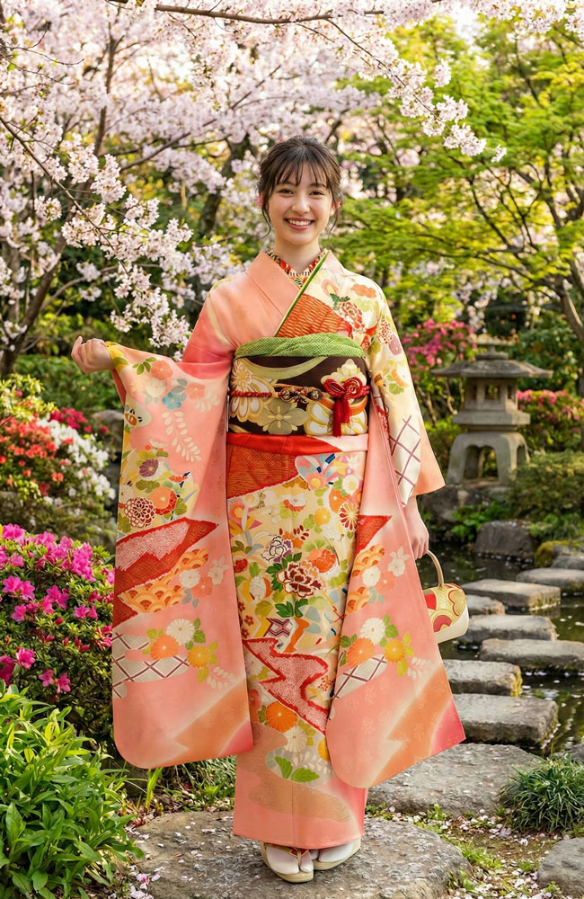 レンタル振袖 – ピンク02